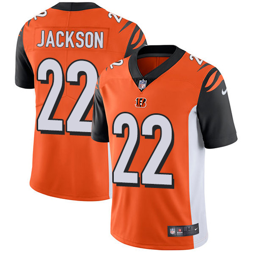 2019 men Cincinnati Bengals #22 Jackson orange Nike Vapor Untouchable Limited NFL Jersey->cincinnati bengals->NFL Jersey